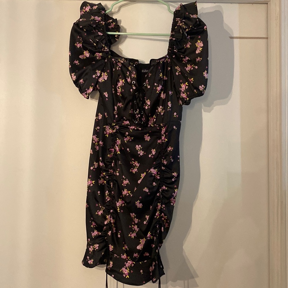 For Love and Lemon puff sleeve dress
